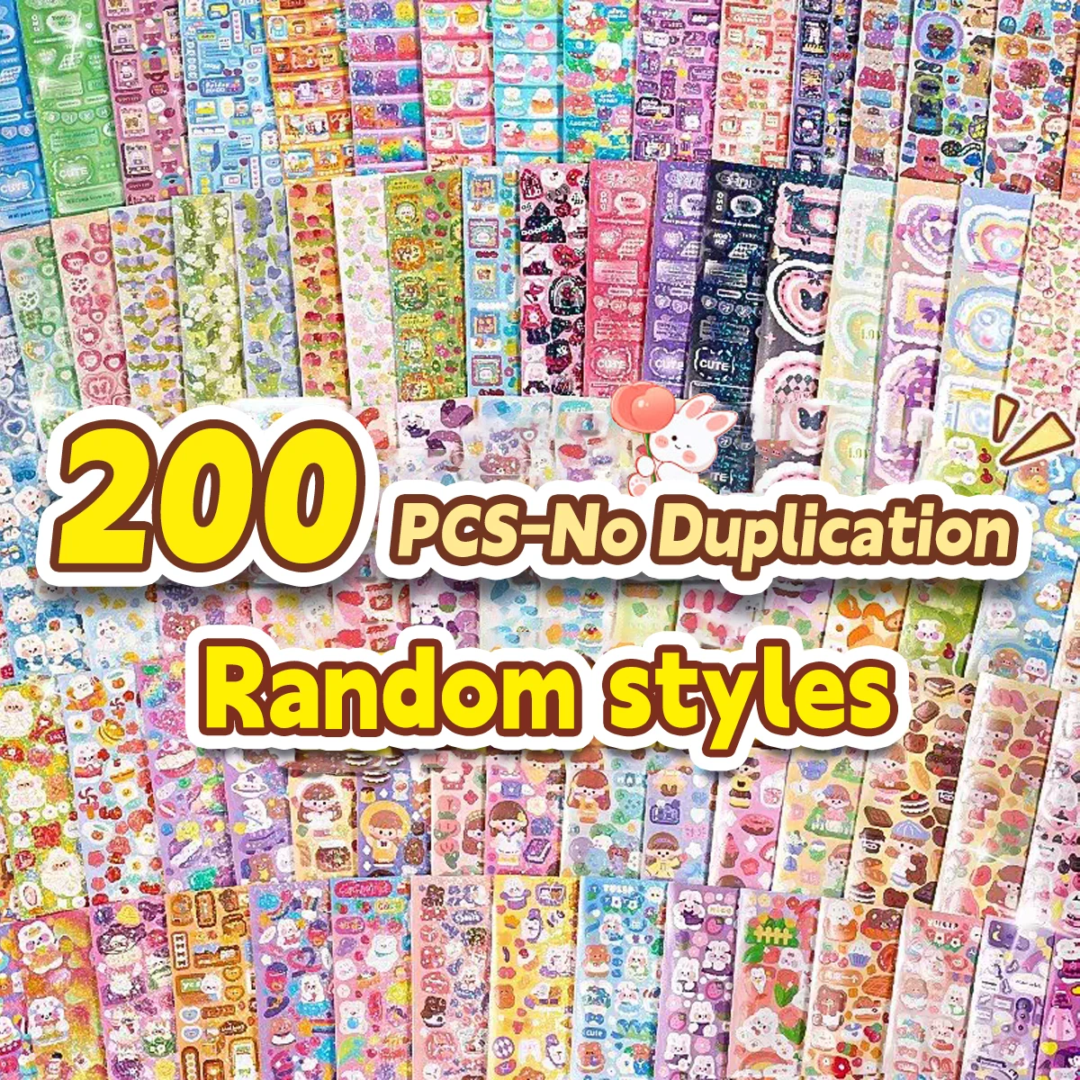 60 PCS/Set Cute Washi Tapes Japanese 1.5cm Adhesive Decorative Masking Tape Scrapbook Stationery Stickers School Supplies