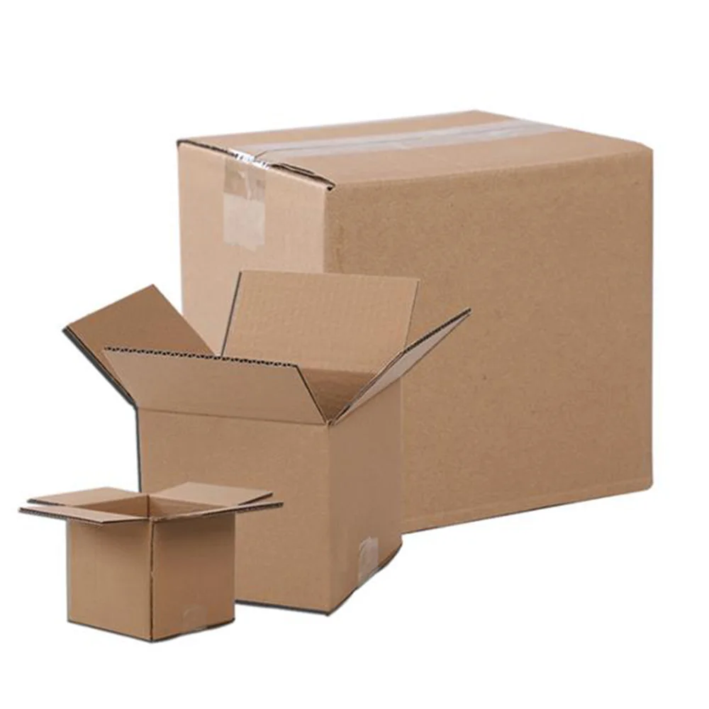 100PCS Corrugated Paper Boxes 4x4x4"，6x4x4"，6x4x2"，6x6x6"，8x6x4" Mailing, Packing, Moving & Storage for Business/Home