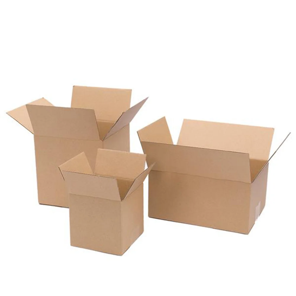 100PCS Corrugated Paper Boxes 4x4x4"，6x4x4"，6x4x2"，6x6x6"，8x6x4" Mailing, Packing, Moving & Storage for Business/Home