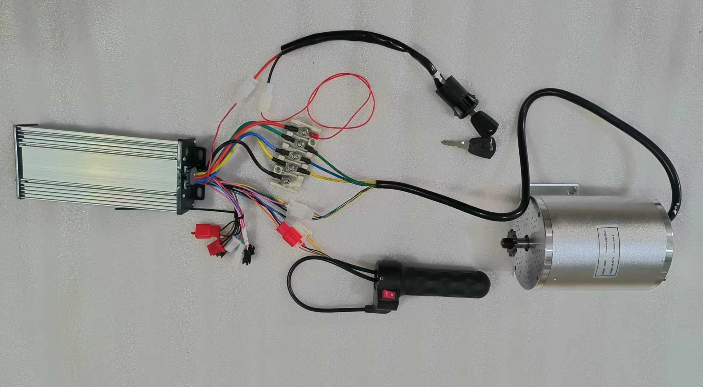 3000W Brushless Motor Kit 48V-60V-72V with Controller and Throttle for Electric Scooter E-Bike Motorcycle Conversion Kit