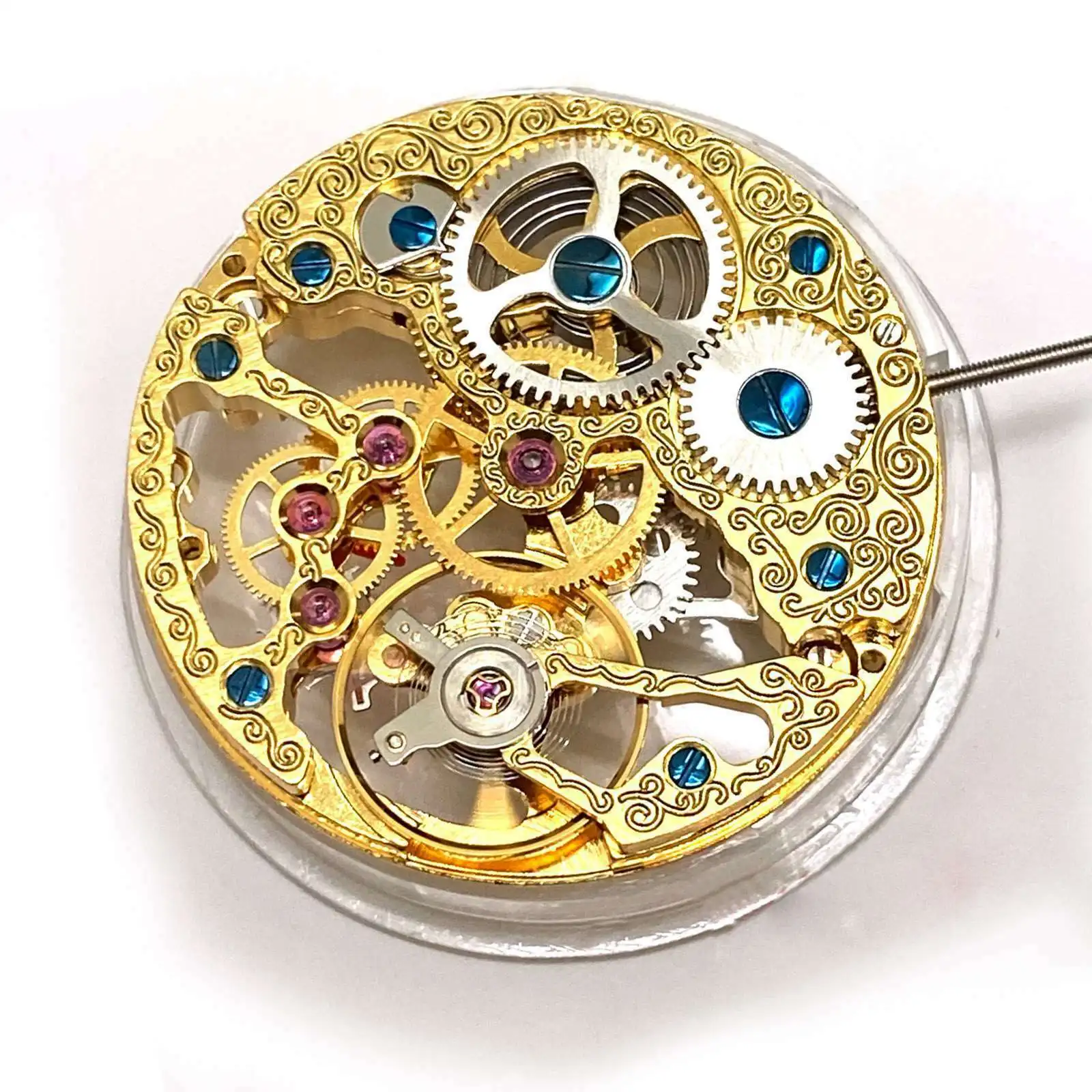 Analog Hollow skeleton 6497 ST3600 Watch Movement Replacement Small Second Hand at 9 o'clock Handwind Movement Accessories