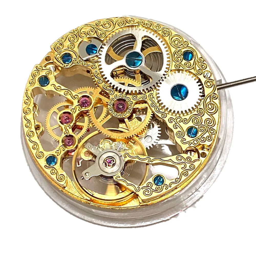 Analog Hollow skeleton 6497 ST3600 Watch Movement Replacement Small Second Hand at 9 o'clock Handwind Movement Accessories