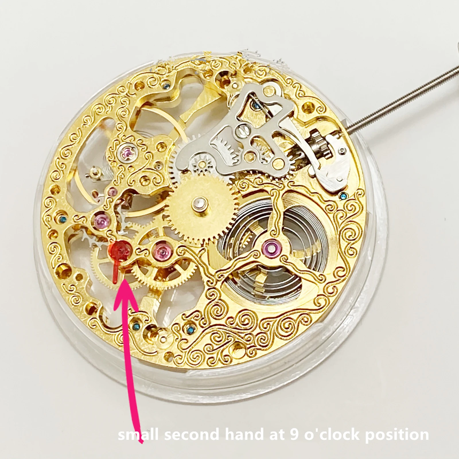 Analog Hollow skeleton 6497 ST3600 Watch Movement Replacement Small Second Hand at 9 o'clock Handwind Movement Accessories