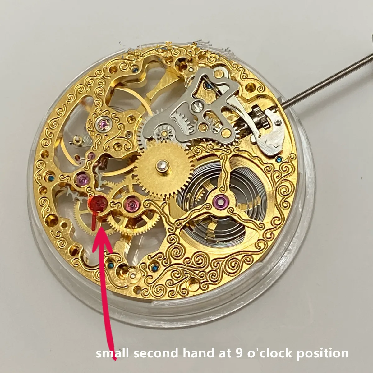 Analog Hollow skeleton 6497 ST3600 Watch Movement Replacement Small Second Hand at 9 o'clock Handwind Movement Accessories