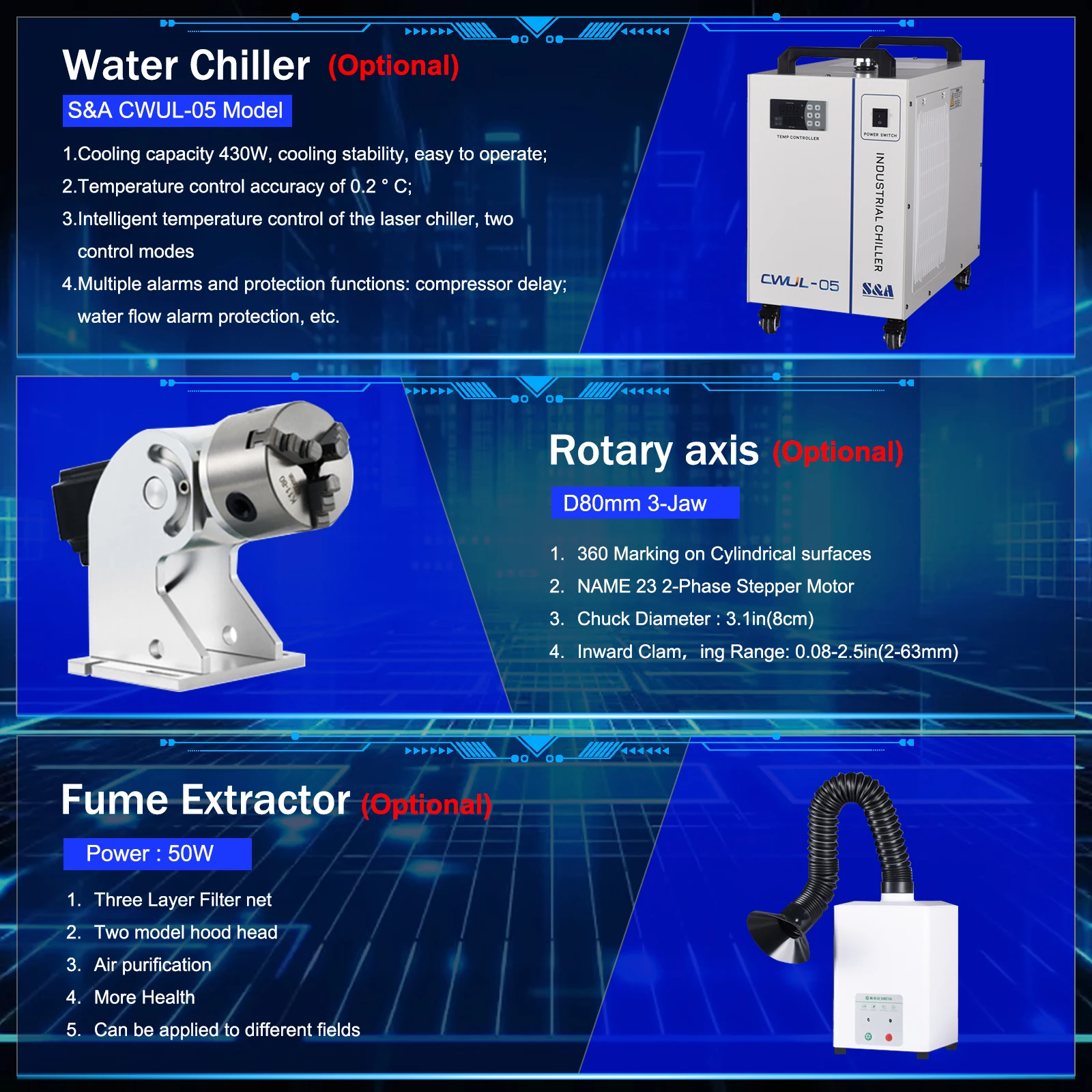 JPT UV Laser Marking Machine 355nm 5W UV Laser Engraver JPT UV Laser For Glass/Wood/Acrylic/Leather Water Cooled
