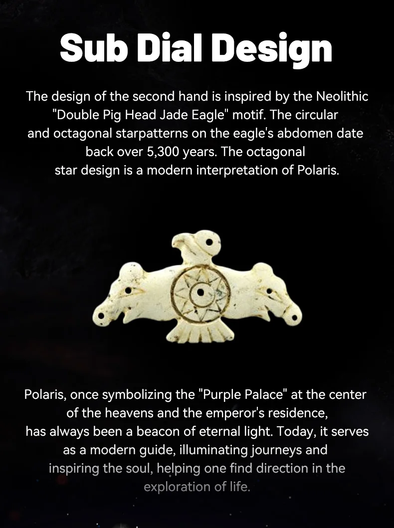 Seagull 2025 New Natural Series Men Watch Automatic Mechanical Watch Polaris Sub Dial Luminous Luxury Dress Men Wristwatch 6180