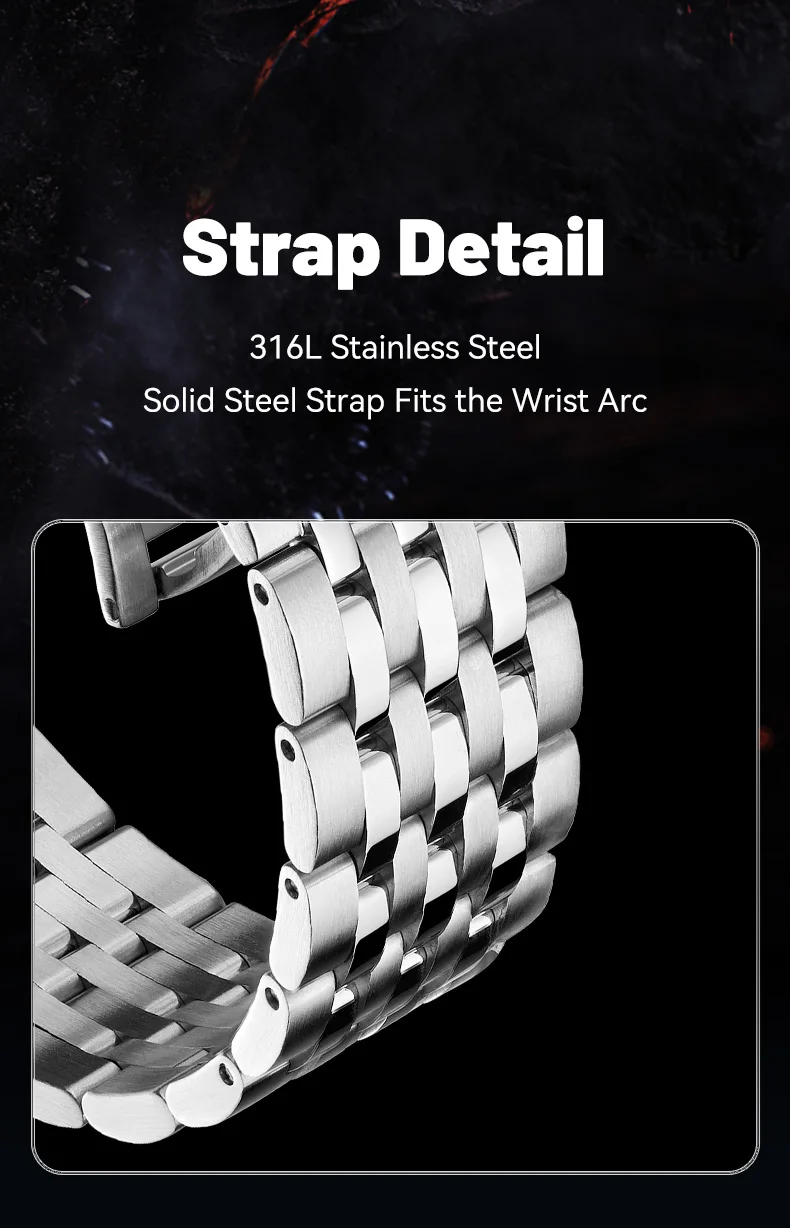 Seagull 2025 New Natural Series Men Watch Automatic Mechanical Watch Polaris Sub Dial Luminous Luxury Dress Men Wristwatch 6180