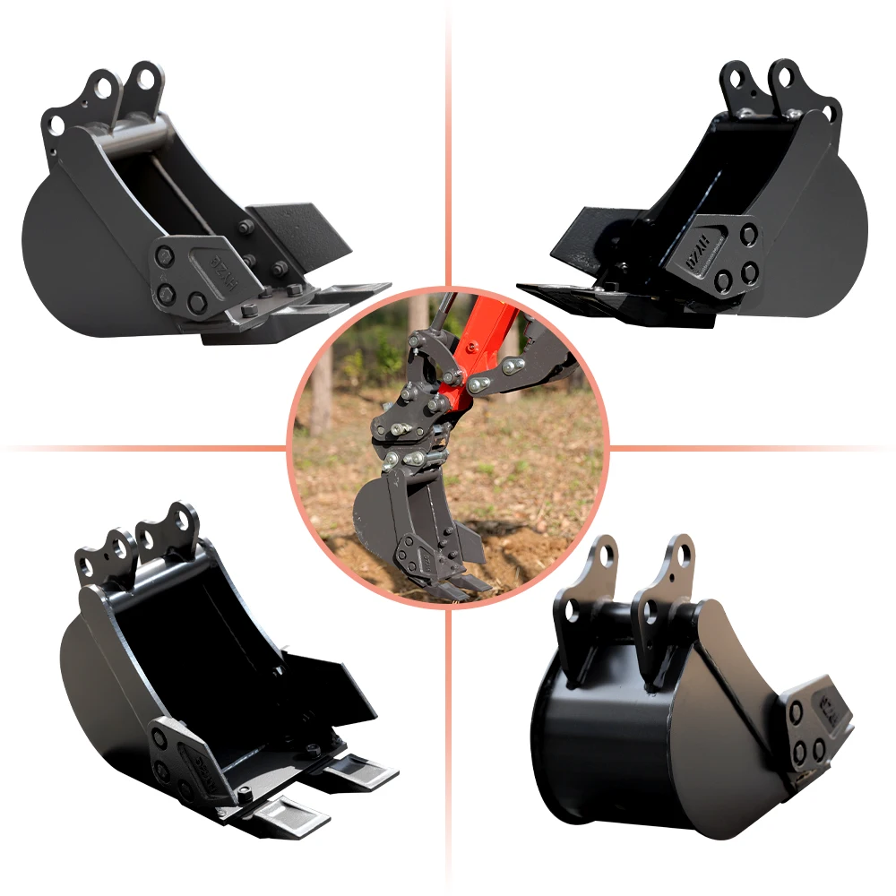 200mm narrow bucket – excavator attachment, equipped with extra pins for improved flexibility and efficiency! Free shipping.