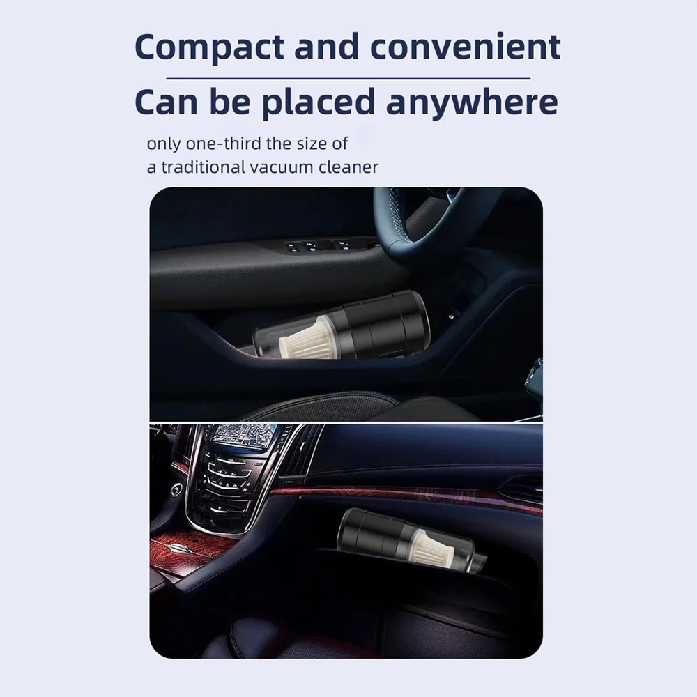 Handheld Portable Small Vacuum Cleaner Multi-Purpose Use for Cars And Household Compact Pump for Easy Cleaning