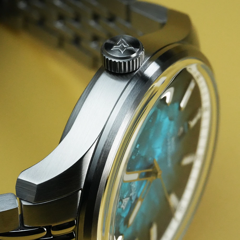CADISEN NEW Automatic Mechanical Watch Man Silver Business Casual 10ATM Waterproof Japan MIYOTA 8215 Movement Men's Watches