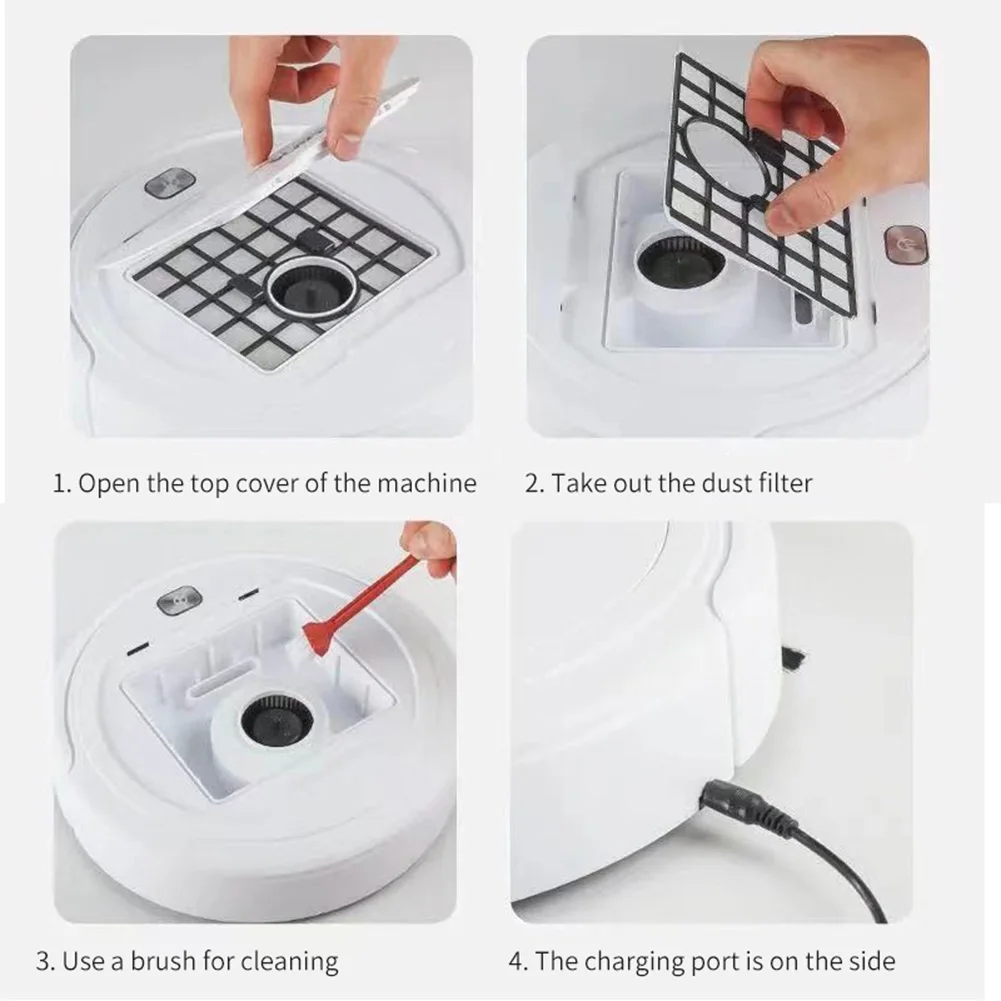3-in-1 Robot Vacuum Cleaner USB Rechargeable Smart Navigation To Avoid Objects Automatic Cleaning Sweeping Machine Sweeper Robot