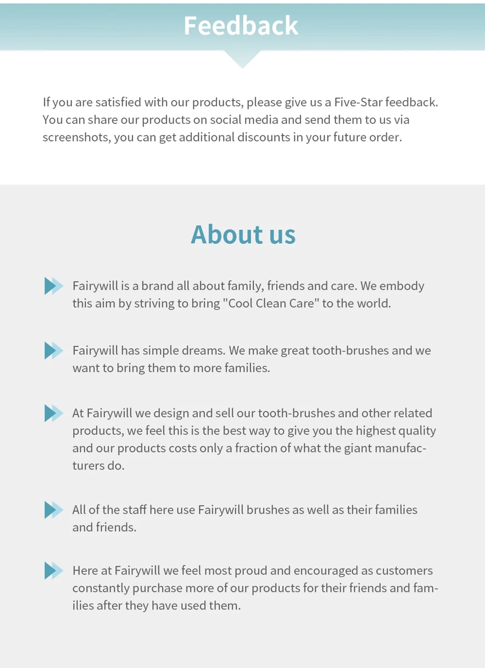 Fairywill Electric Sonic Toothbrush FW-507 USB Charge Rechargeable Adult Waterproof Electronic Tooth Brushes Replacement Heads 8