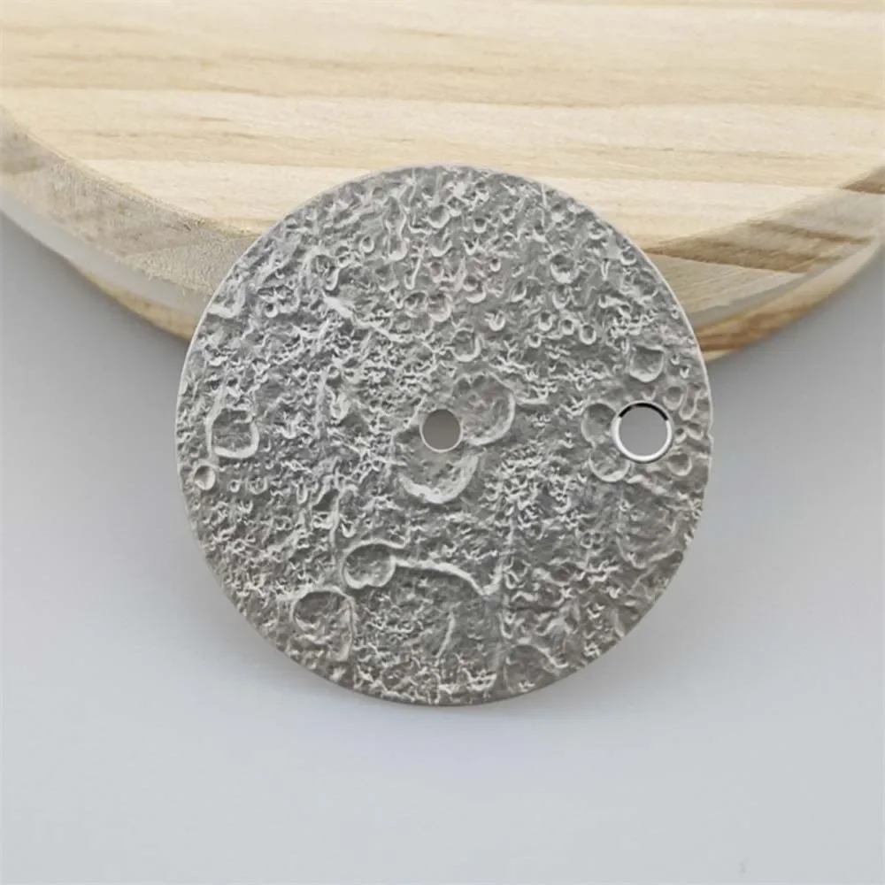 28.5MM Watch Dial 3D Moon Pattern Watch Face for NH35 NH36 Movement Mechanical Watch Diy Parts