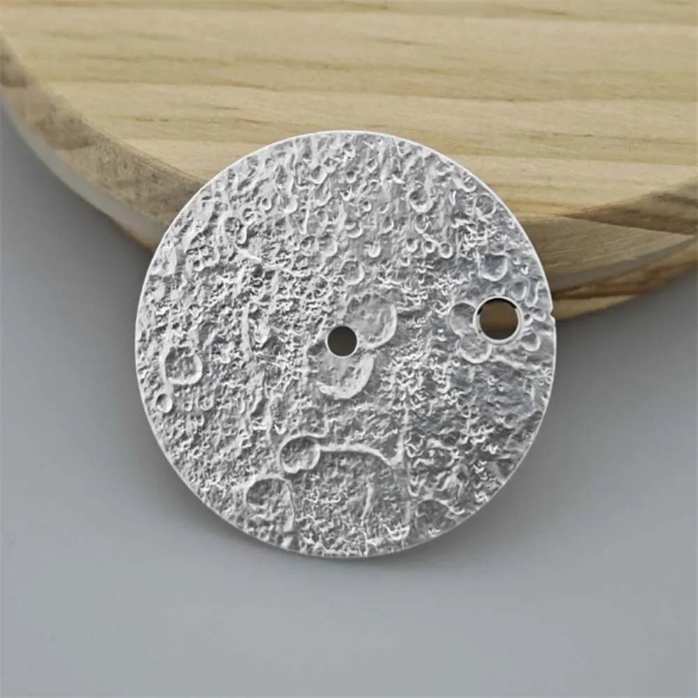 28.5MM Watch Dial 3D Moon Pattern Watch Face for NH35 NH36 Movement Mechanical Watch Diy Parts
