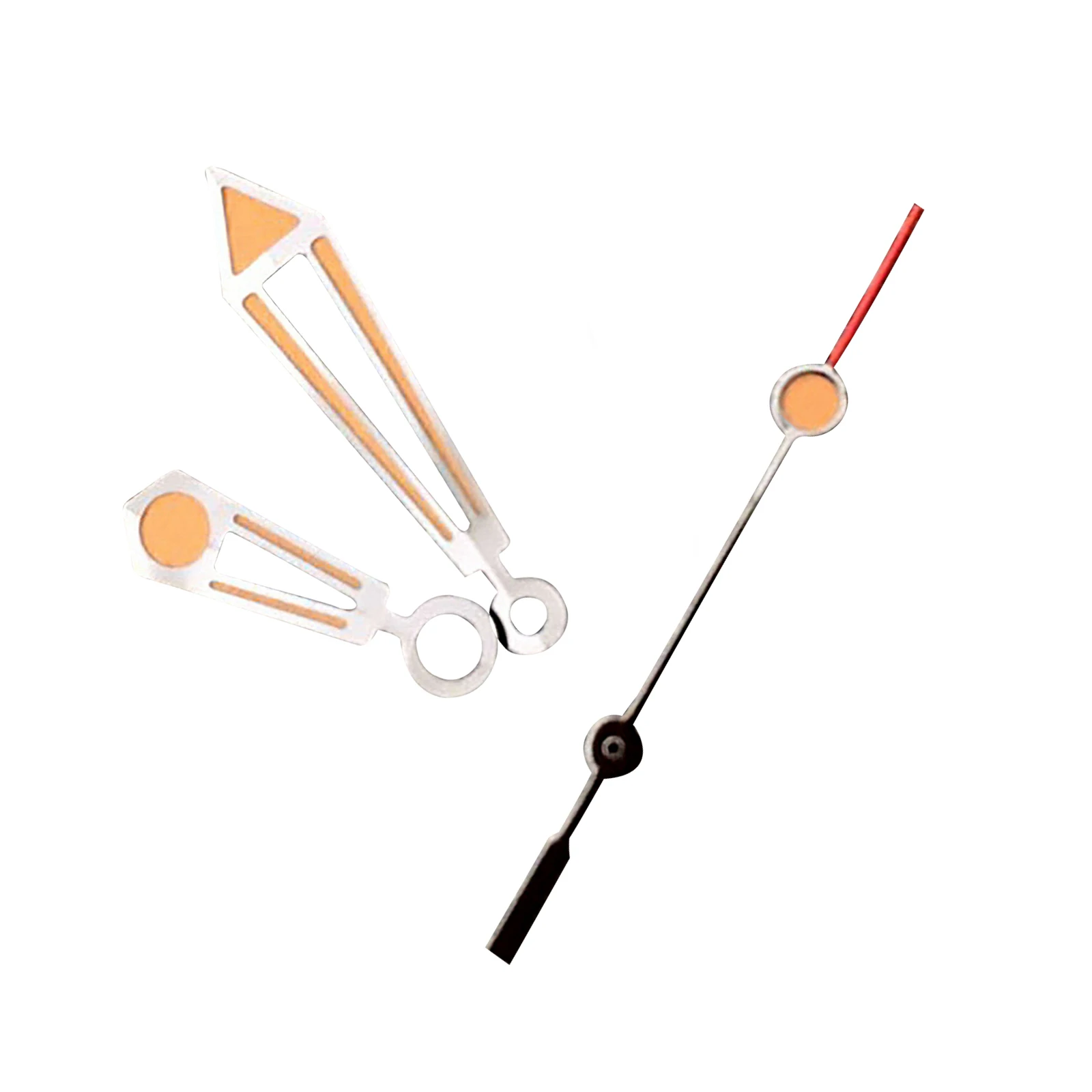 Modified Watch Hands for NH35/ NH36/SKX007/SBBN Movement Filled with White/ Oil Green Luminescent Watch Hand Replacement Parts