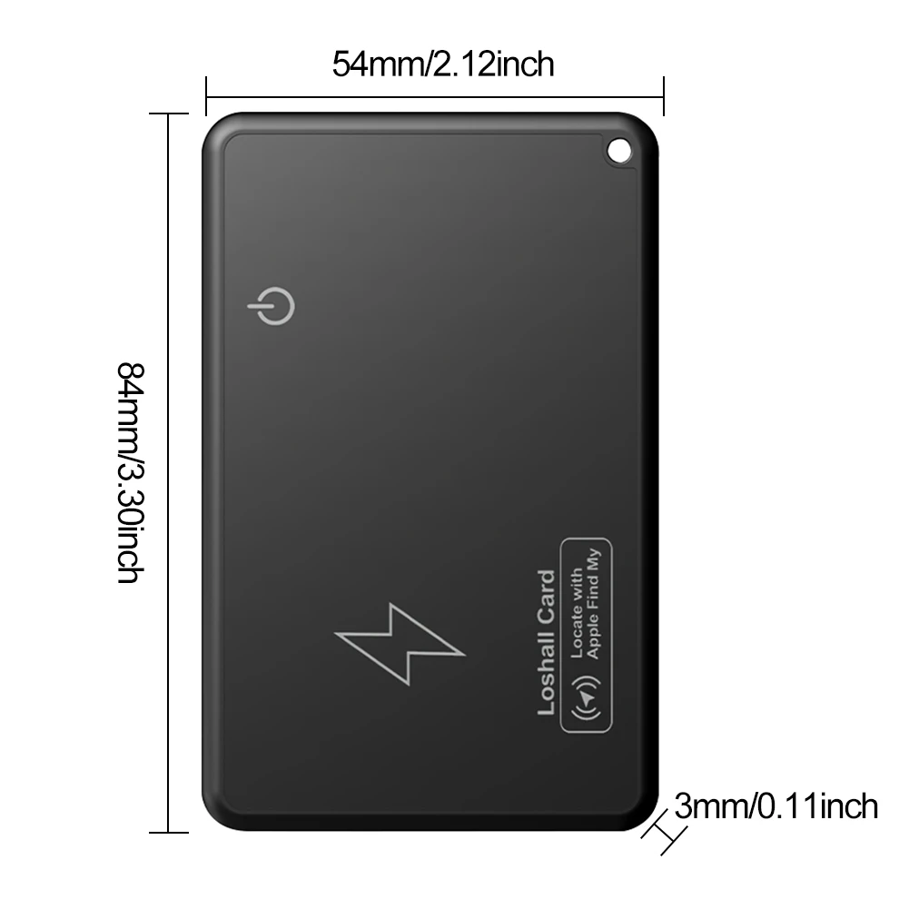1-10pcs Wallet Tracker Card Wireless Charging Tracking Location Gps Locator Smart Tag for Iphone Apple Device Find My Airtag