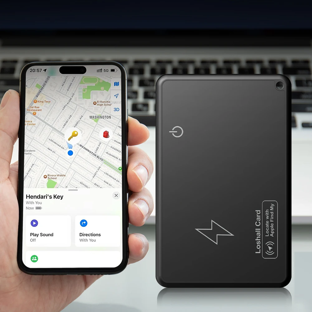 1-10pcs Wallet Tracker Card Wireless Charging Tracking Location Gps Locator Smart Tag for Iphone Apple Device Find My Airtag