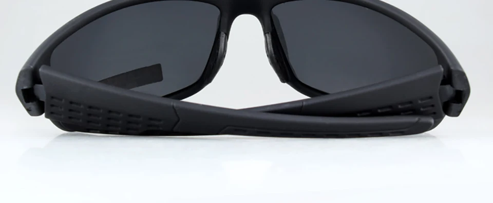 TAGION Sport Glasses Men's Polarized Sunglasses Night Vision Driving Goggles Yellow Lenses Brown Eyewear For Male