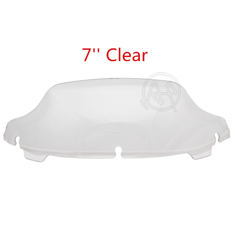 Black/Smoke/Clear4.5'' 7"10.5'' Windshield Fairing Windscreen Cover For Harley Electra Street Glide Touring 2014-up 2015-2019