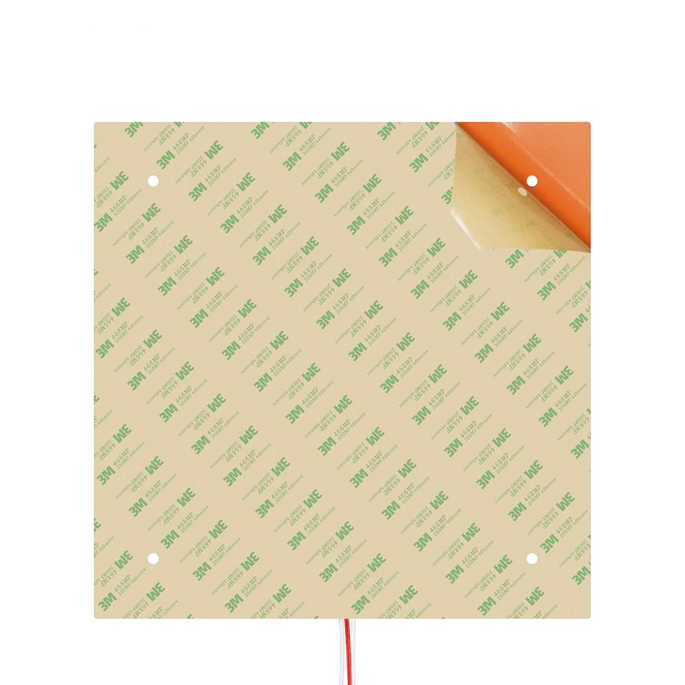 Silicone Heated Bed Heating Pad Waterproof 220/300/310/235/400MM 24V/220V for 3D Printer Ender3 CR10 Parts Hot Bed