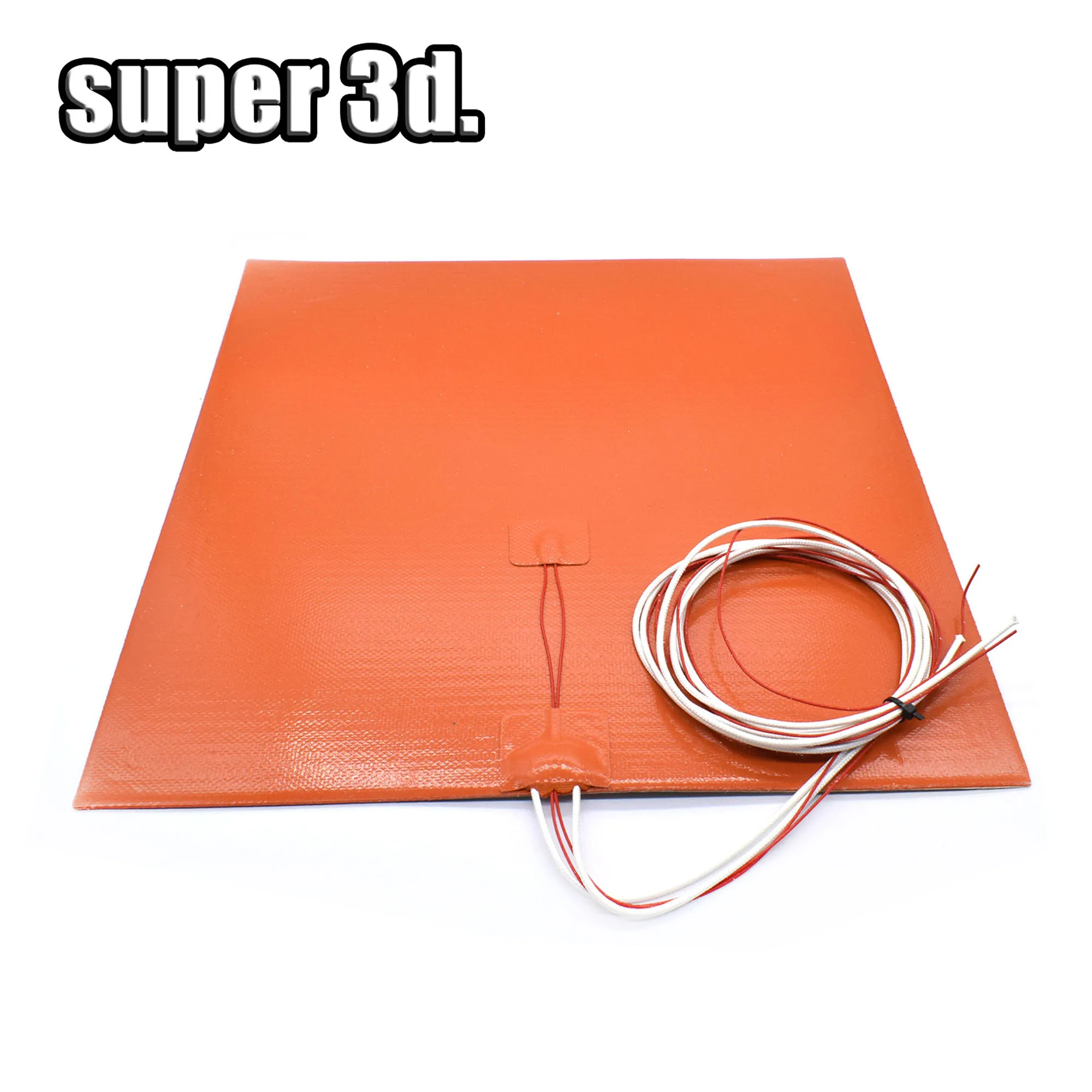 Silicone Heated Bed Heating Pad Waterproof 220/300/310/235/400MM 24V/220V for 3D Printer Ender3 CR10 Parts Hot Bed
