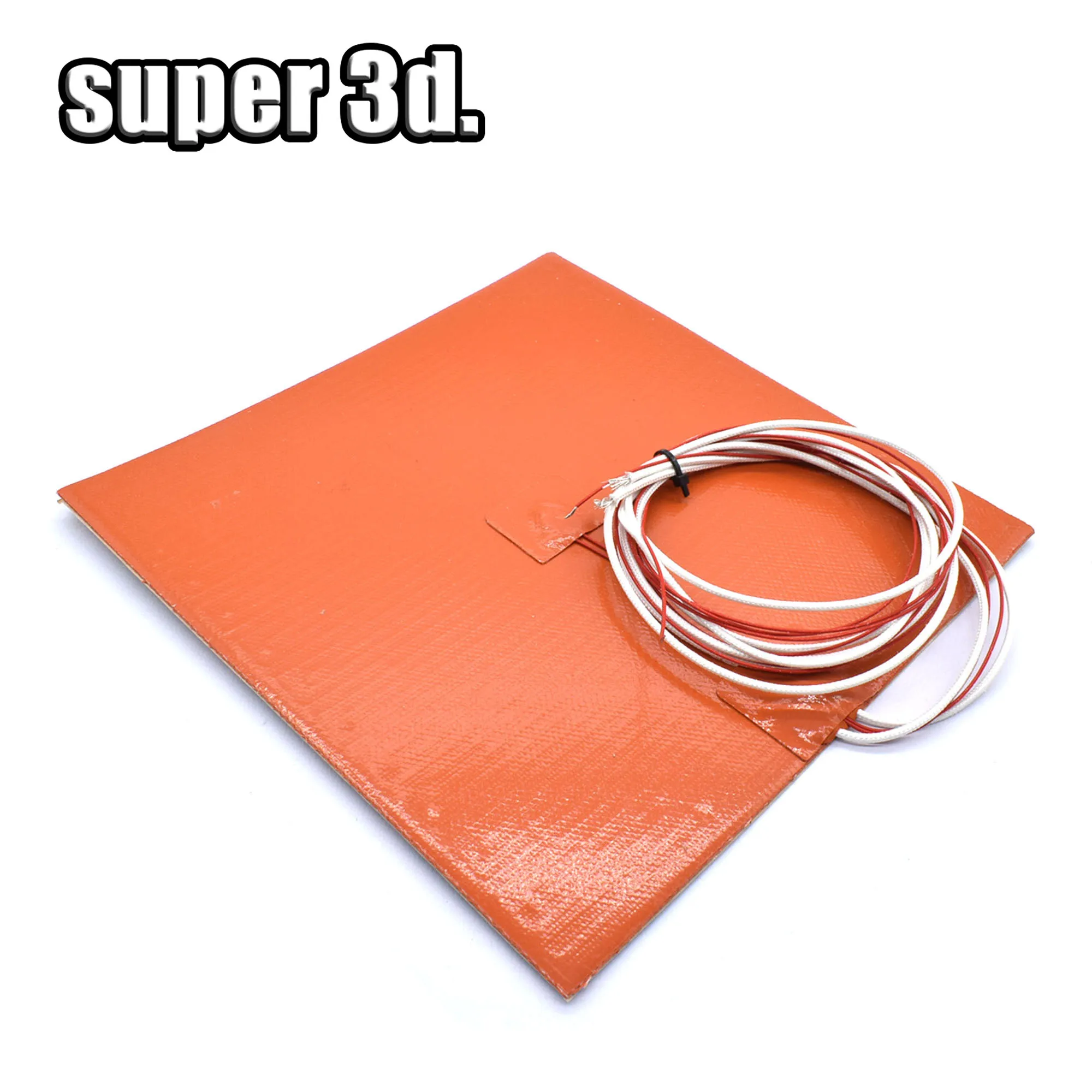 Silicone Heated Bed Heating Pad Waterproof 220/300/310/235/400MM 24V/220V for 3D Printer Ender3 CR10 Parts Hot Bed