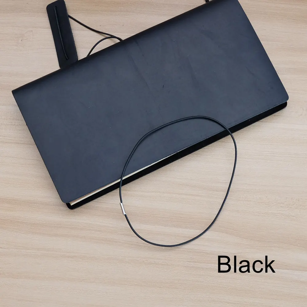 5pcs/ Pack Travel Diary Inside Page Binding Rope Elastic Rope Rubber Band Diary Making Binding Straps in Multiple Colors 1.5mm
