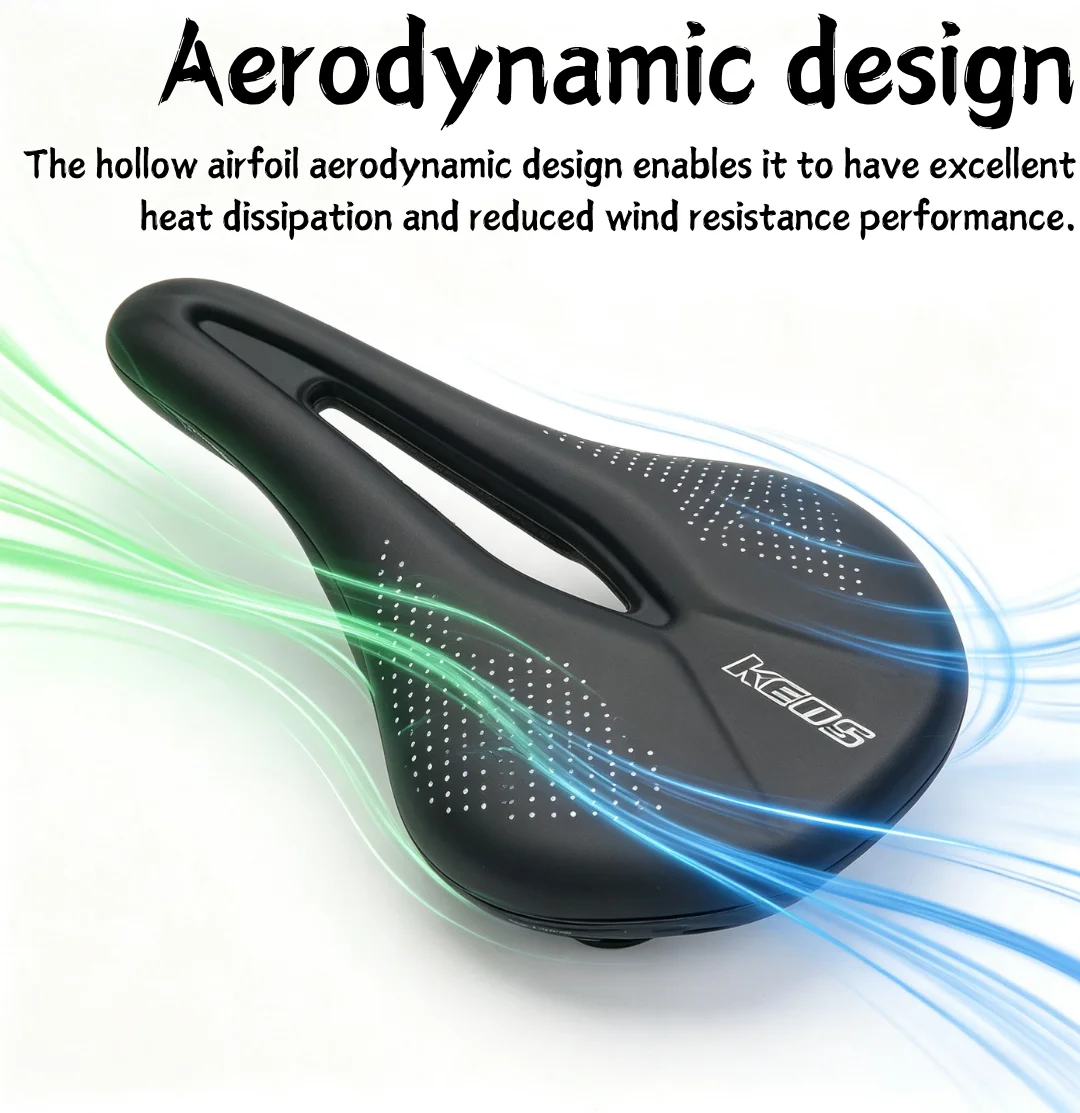 EC90 KEOS Bicycle Seat Saddle MTB Road Bike Saddles Mountain Bike Racing Saddle PU Breathable Soft Seat Cushion Free Shipping