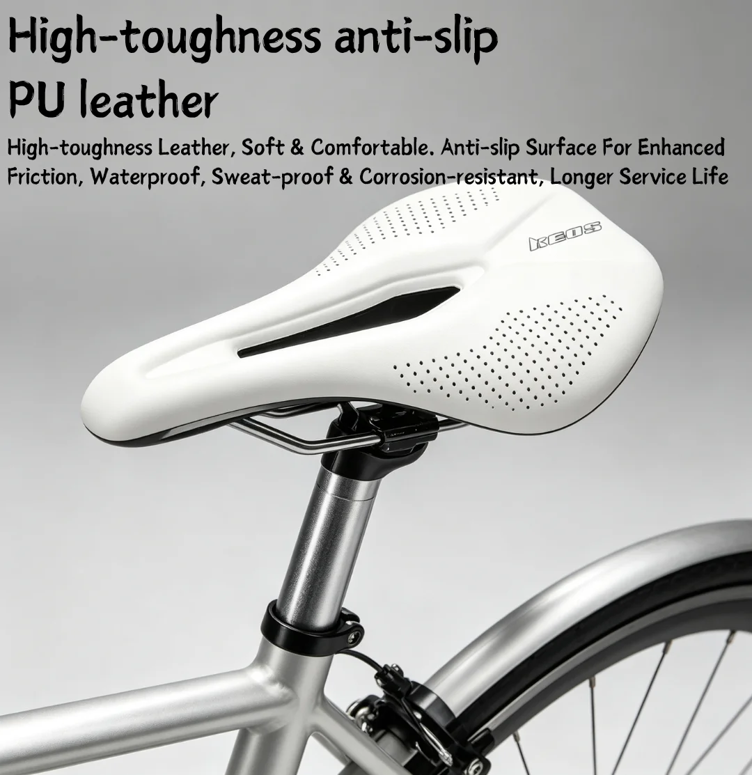 EC90 KEOS Bicycle Seat Saddle MTB Road Bike Saddles Mountain Bike Racing Saddle PU Breathable Soft Seat Cushion Free Shipping