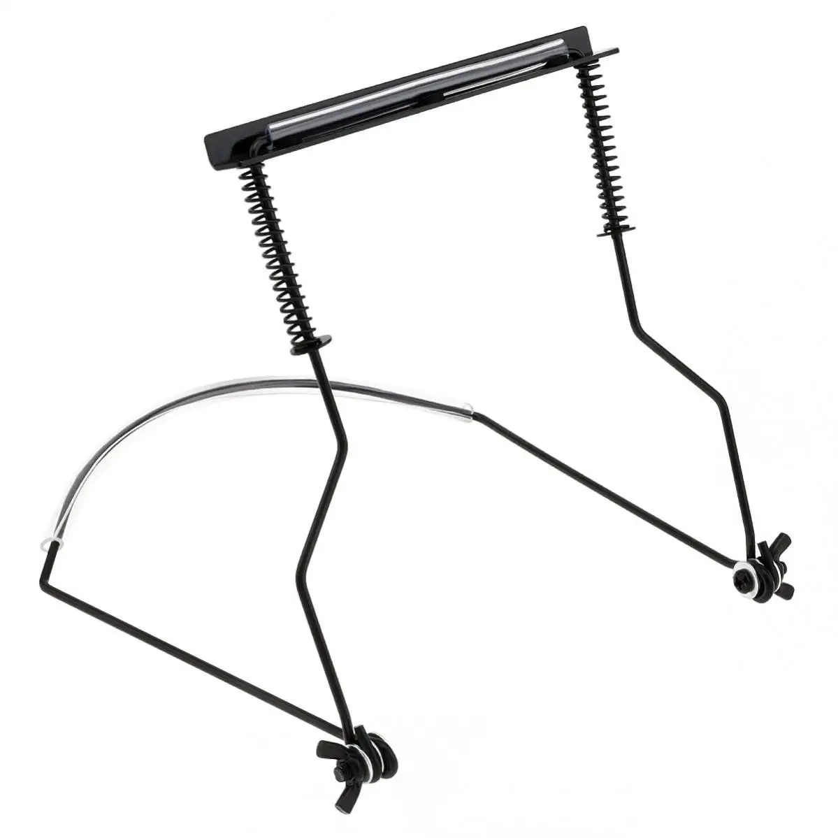 Universal 10 Holes Iron Harmonica Neck Holder Adjustable Mouth Organ Stand Harmonica Harp Rack