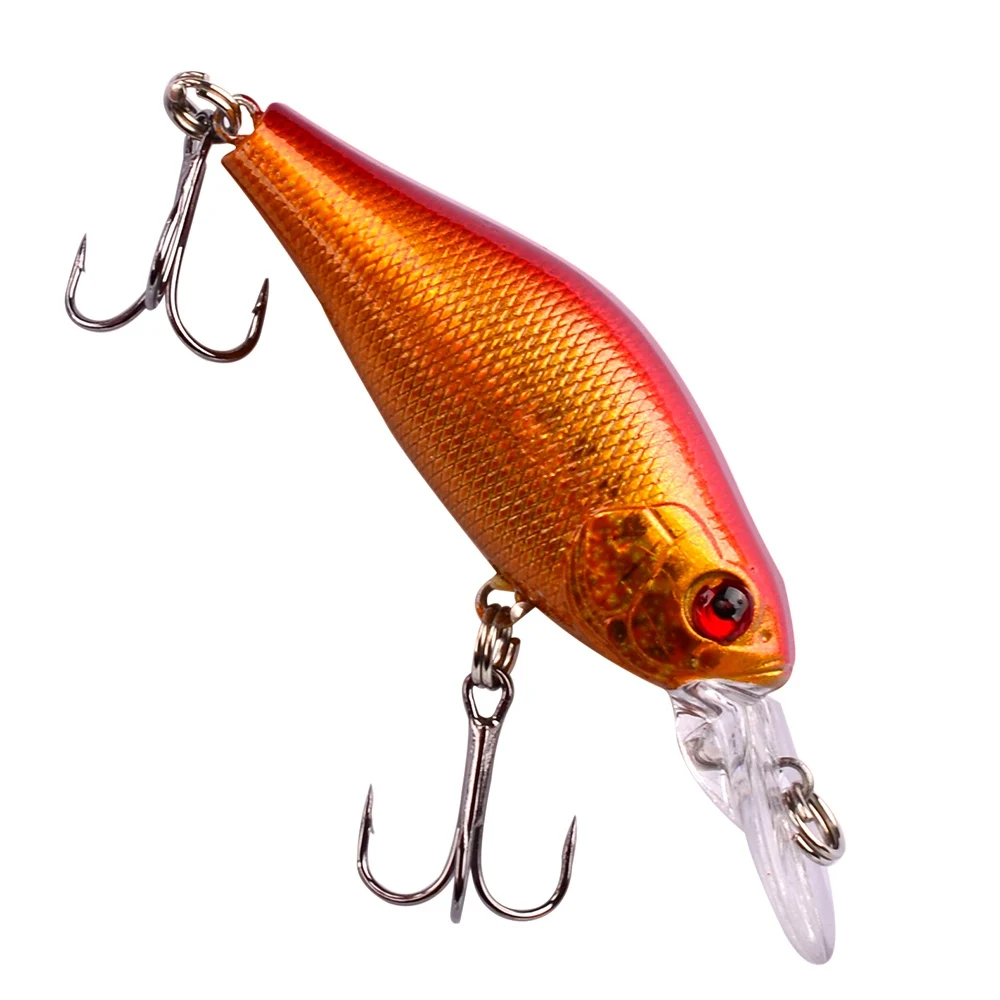 1Pcs Minnow Fishing Lure Wobblers 7cm 8.1g Floating Crankbait Artificial Plastic Hard Bait Bass Pesca Carp Fishing Tackle