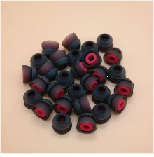 5mm Original Two Layer Silicone In-Ear Earphone Earbuds Ear Pads Covers Eartips Replacement Headphone Earplugs 6pcs/3pairs