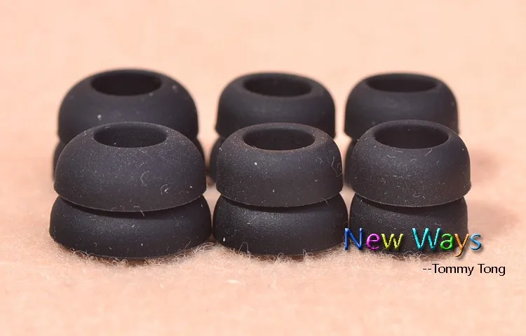 5mm Original Two Layer Silicone In-Ear Earphone Earbuds Ear Pads Covers Eartips Replacement Headphone Earplugs 6pcs/3pairs