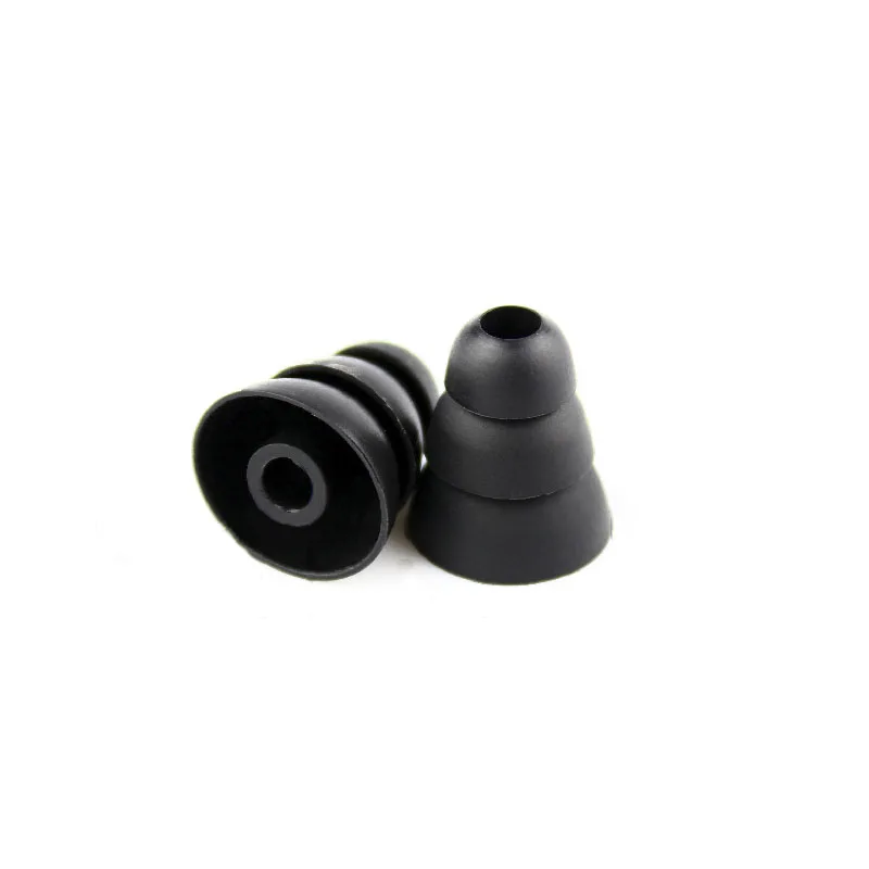 12pcs Silicone In-Ear Earphone Covers Cap Replacement Earbud Bud Tips Earbuds Headphone Ear Tip Three Layer Ear tips