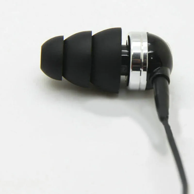 12pcs Silicone In-Ear Earphone Covers Cap Replacement Earbud Bud Tips Earbuds Headphone Ear Tip Three Layer Ear tips