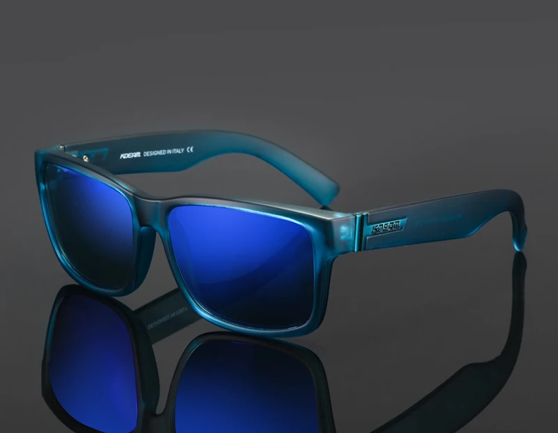 KDEAM Revamp Of Sport Men Sunglasses Polarized Shockingly Colors Sun Glasses Outdoor Driving Photochromic Sunglass With Box