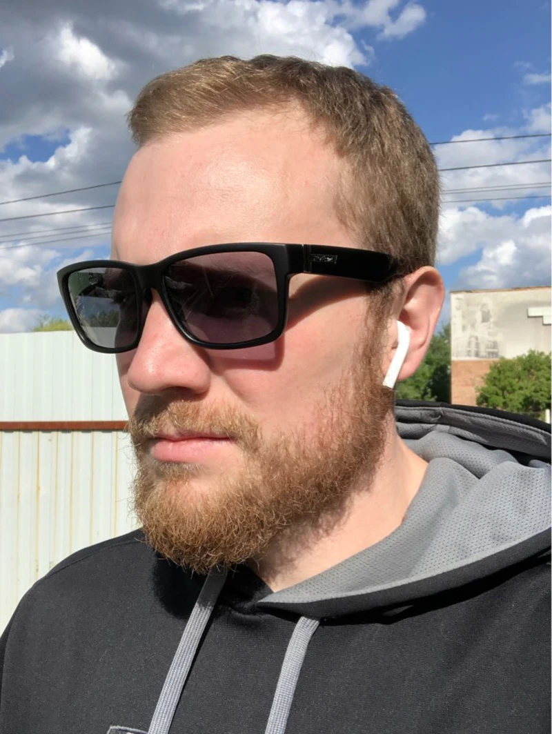 KDEAM Revamp Of Sport Men Sunglasses Polarized Shockingly Colors Sun Glasses Outdoor Driving Photochromic Sunglass With Box