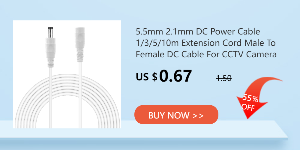 5.5mm 2.1mm 1 To 2/3/4/5/6/8 Way DC Power Splitter Cable 5V 12V Power Adapter Connector Cord For LED Strip Lights CCTV Camera