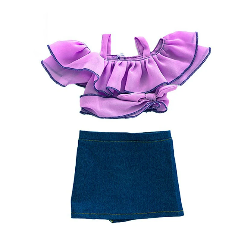 Doll Clothes for 43cm Baby Doll Leather Jacket Pants Set for 17 Inch Baby Doll Coat Winter Clothes Drop Shipping