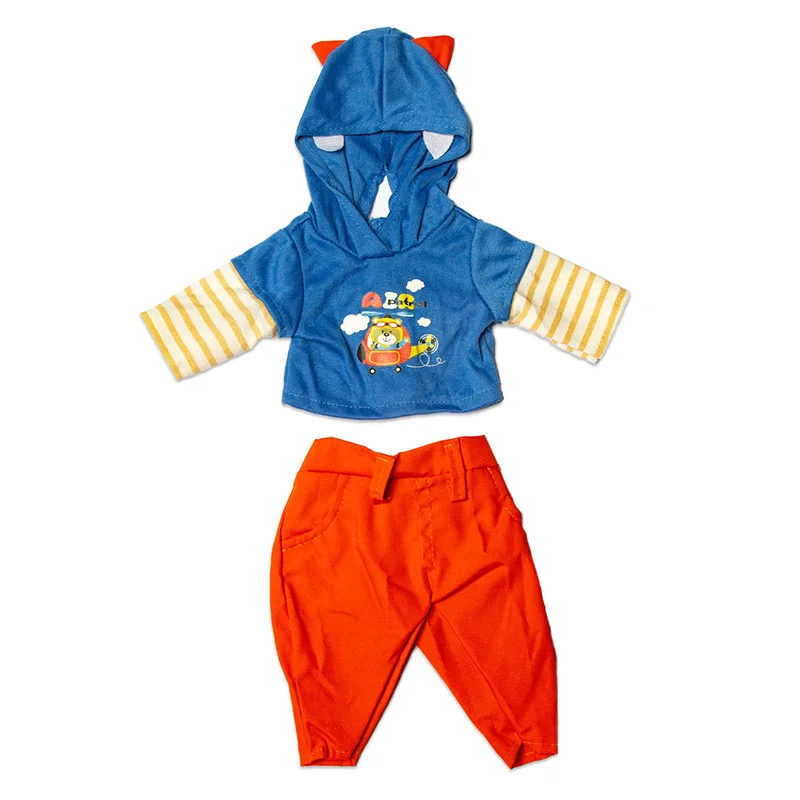Doll Clothes for 43cm Baby Doll Leather Jacket Pants Set for 17 Inch Baby Doll Coat Winter Clothes Drop Shipping