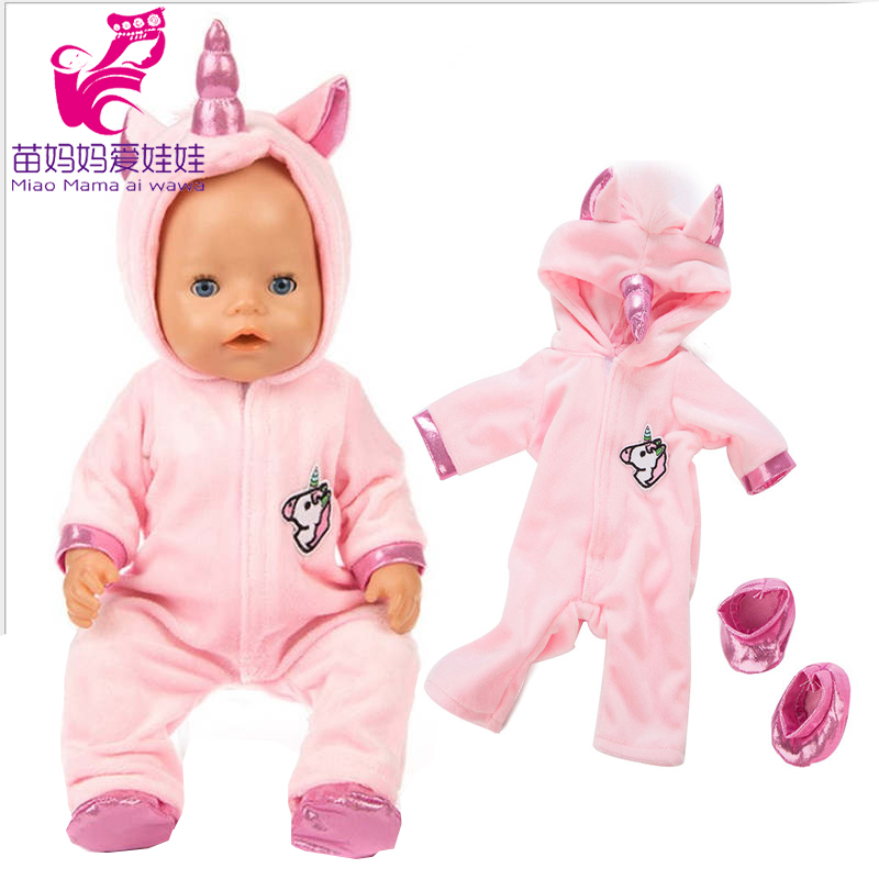 Doll Clothes for 43cm Baby Doll Leather Jacket Pants Set for 17 Inch Baby Doll Coat Winter Clothes Drop Shipping