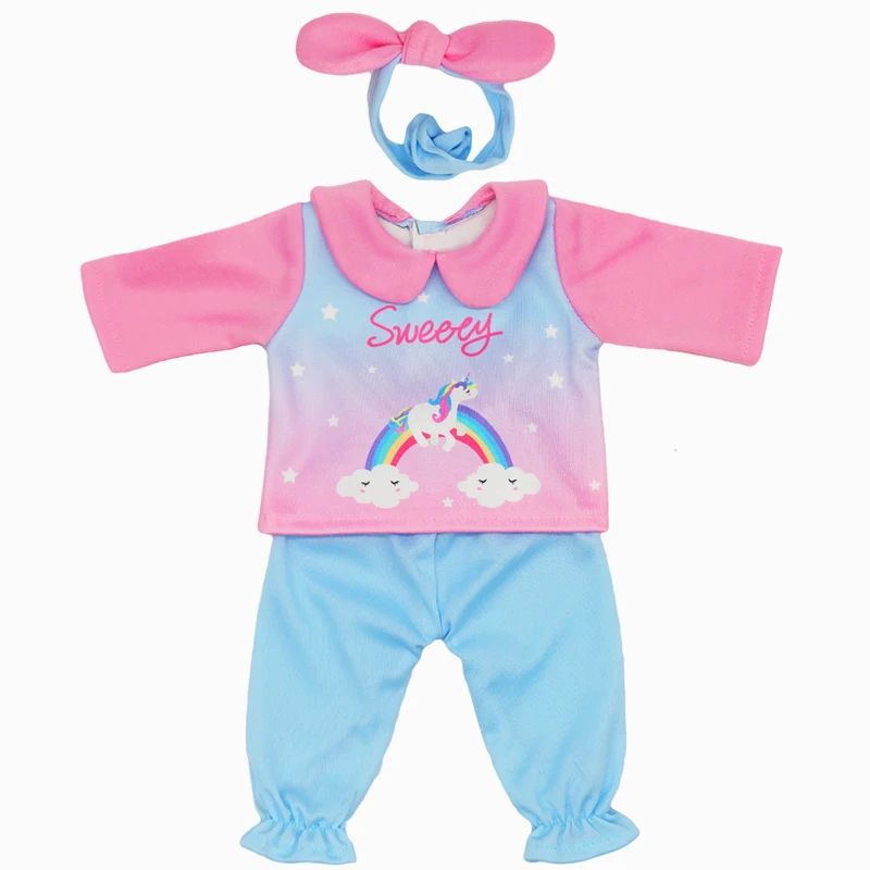 Doll Clothes for 43cm Baby Doll Leather Jacket Pants Set for 17 Inch Baby Doll Coat Winter Clothes Drop Shipping