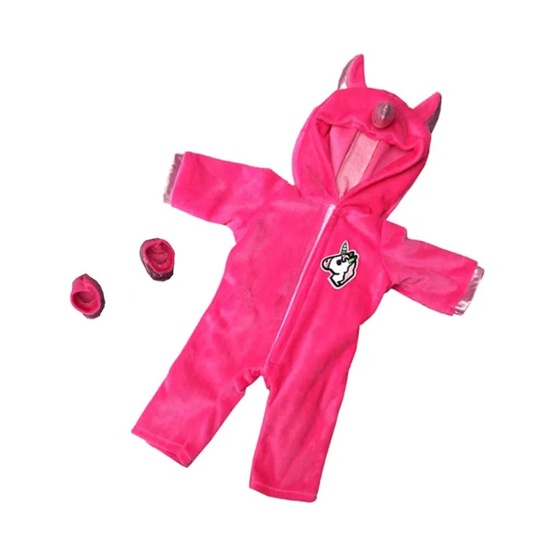 Doll Clothes for 43cm Baby Doll Leather Jacket Pants Set for 17 Inch Baby Doll Coat Winter Clothes Drop Shipping