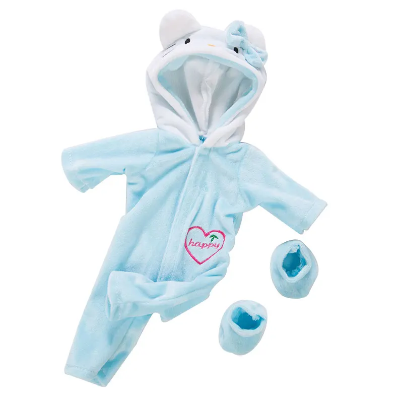Doll Clothes for 43cm Baby Doll Leather Jacket Pants Set for 17 Inch Baby Doll Coat Winter Clothes Drop Shipping