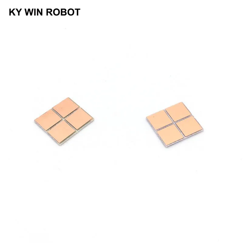 100pcs FR4 PCB 6.5*7mm Double Side Copper Clad Plate DIY PCB Kit Laminate Circuit Board 0.65x0.7cm 6.5x7x1.0mm