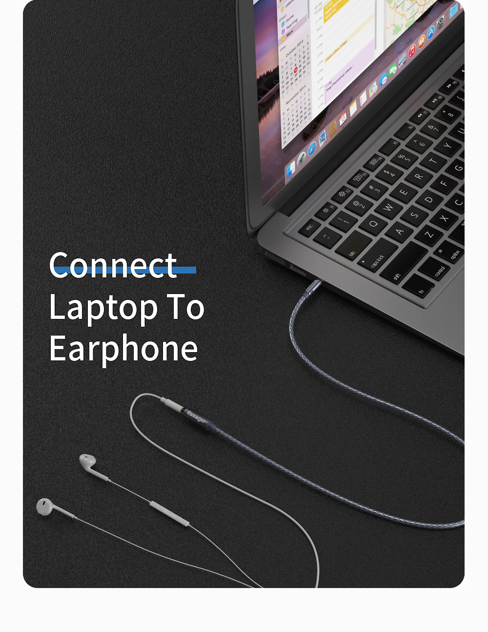 Essager Headphone Extension Cable Jack 3.5mm Audio Aux Cable 3.5 mm Female Splitter Speaker Extender Cord For Earphone Adapter