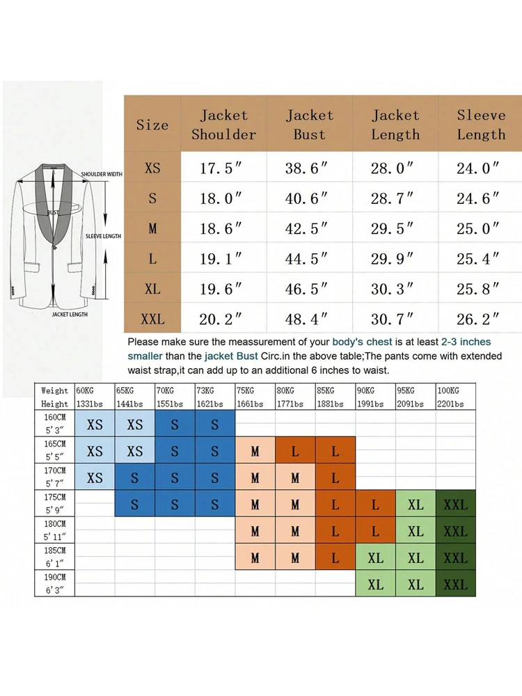 Men Light Blue Jacquard Tuxedo 3 Piece Suit Shawl Black Lapel Slim Fit Blazer Vest Pants Set Wedding Groom Prom Dinner Party Formal Mens Suit