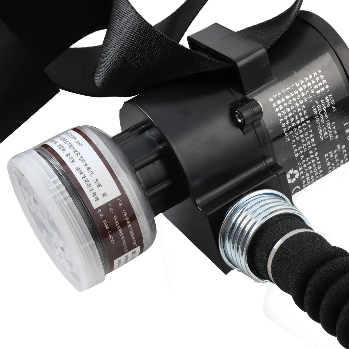 Protective Electric Constant Flow Supplied Air Fed Full Face Gas Mask Respirator Mask Workplace Safety Supplie Respirator System