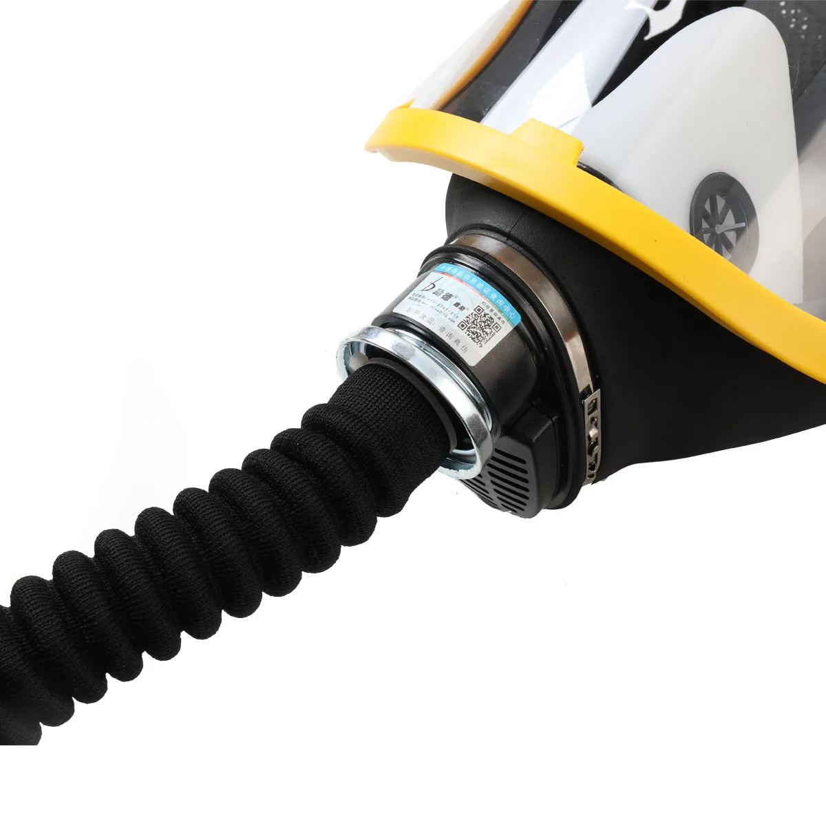 Protective Electric Constant Flow Supplied Air Fed Full Face Gas Mask Respirator Mask Workplace Safety Supplie Respirator System