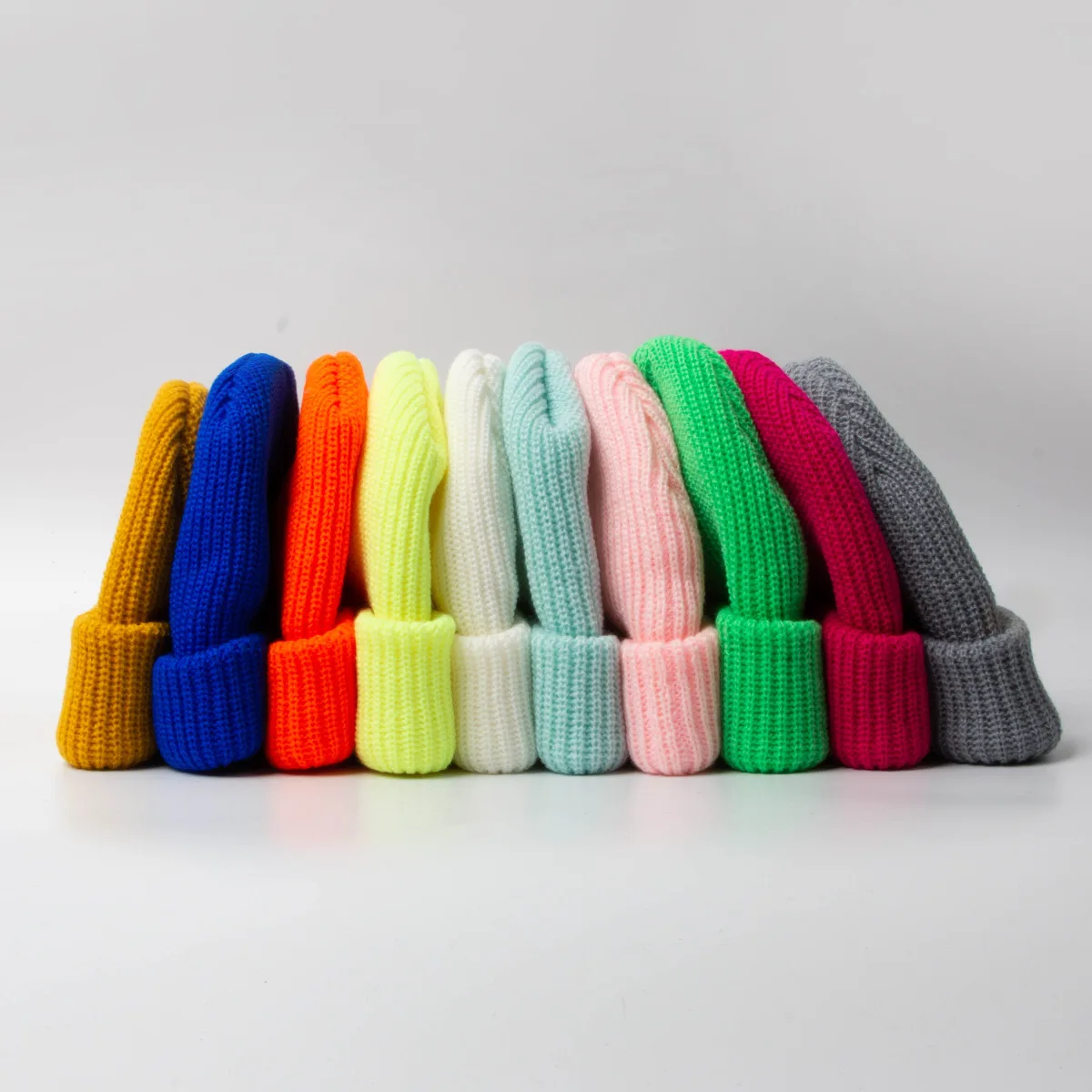 Men's Beanie Hat Winter Warm Brimless Cap Street Wild Knitted Woolen Landlord Hat Outdoor Cool Fashion Beanies Hat For Men